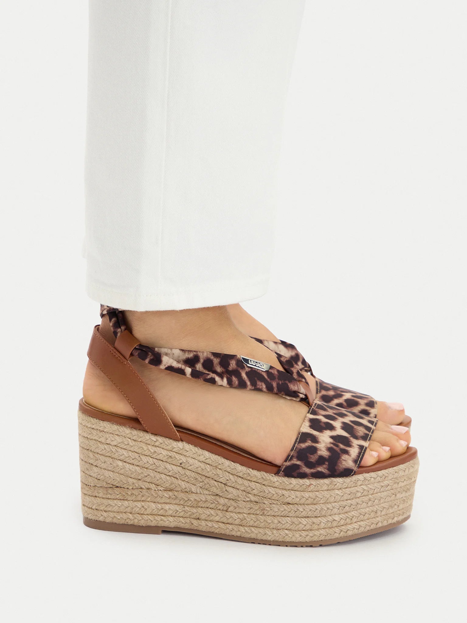 LIU JO BALI 03 - SANDAL PRINTED FABRIC LEO