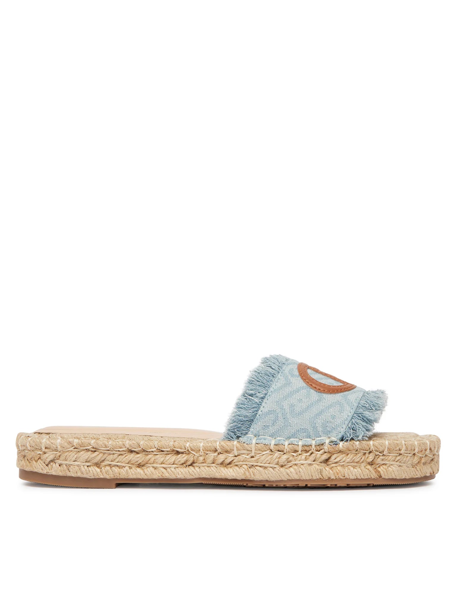 LIU JO PAROS 01 - SLIPPER MONOGRAM DENIM