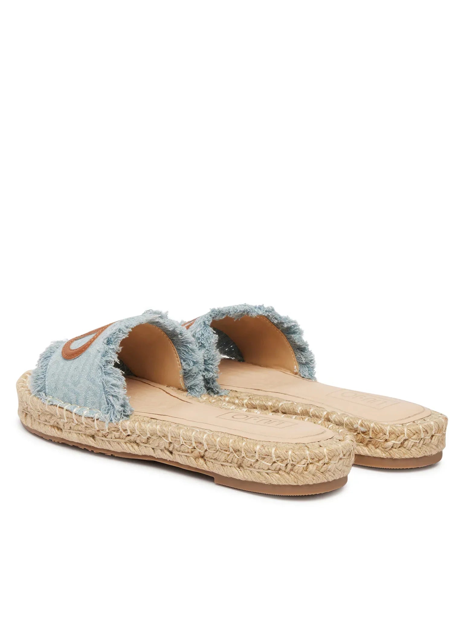 LIU JO PAROS 01 - SLIPPER MONOGRAM DENIM