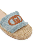 LIU JO PAROS 01 - SLIPPER MONOGRAM DENIM