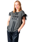 ANIMOSA CAMISETA LOVE ARMY VERDE