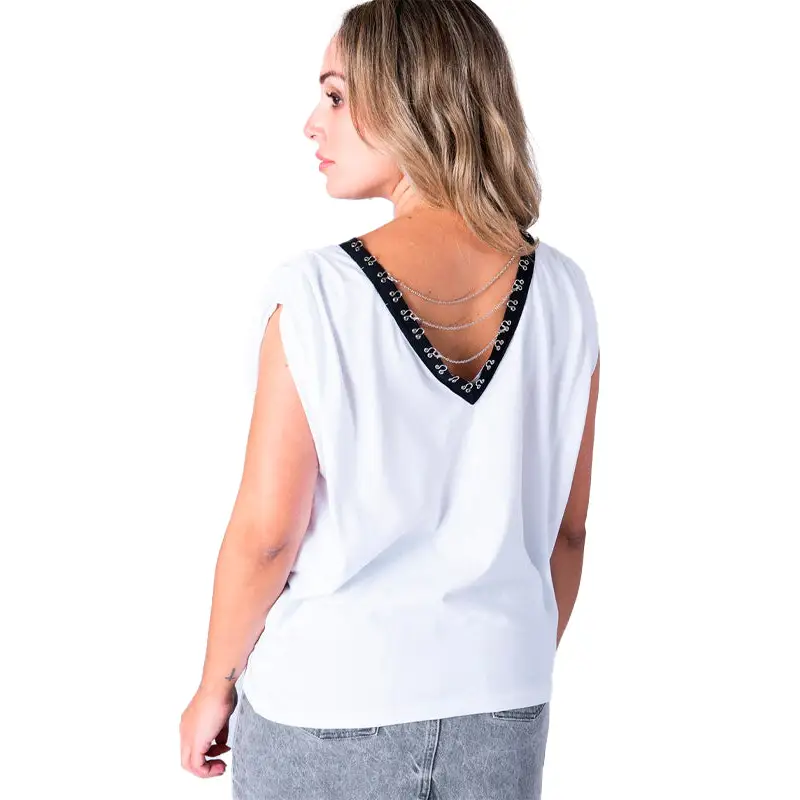 ANIMOSA CAMISETA ROMPPENDO PUAS BLANCA