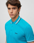 BOSS POLO PADDY OPEN BLUE