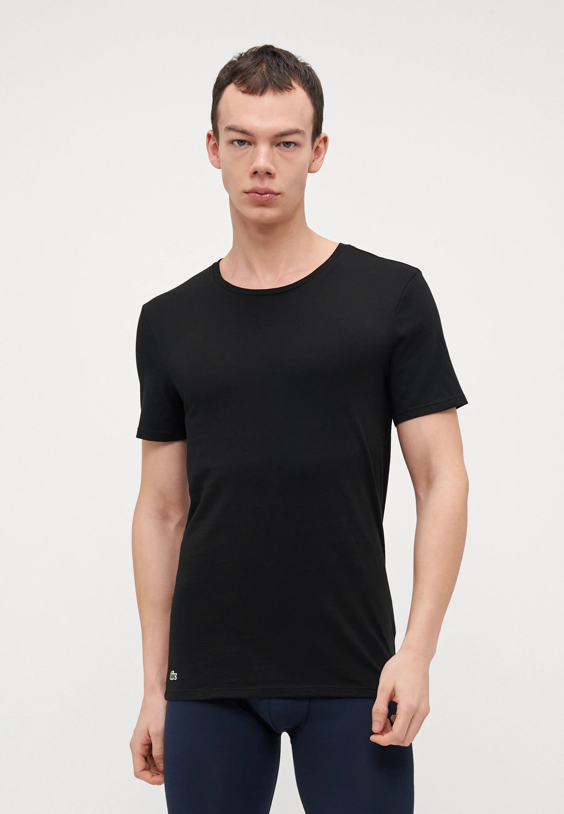 LACOSTE AE211 UNDERWEAR TEE SHIRT MALE BLANC ARGEN TH9010 00BXY