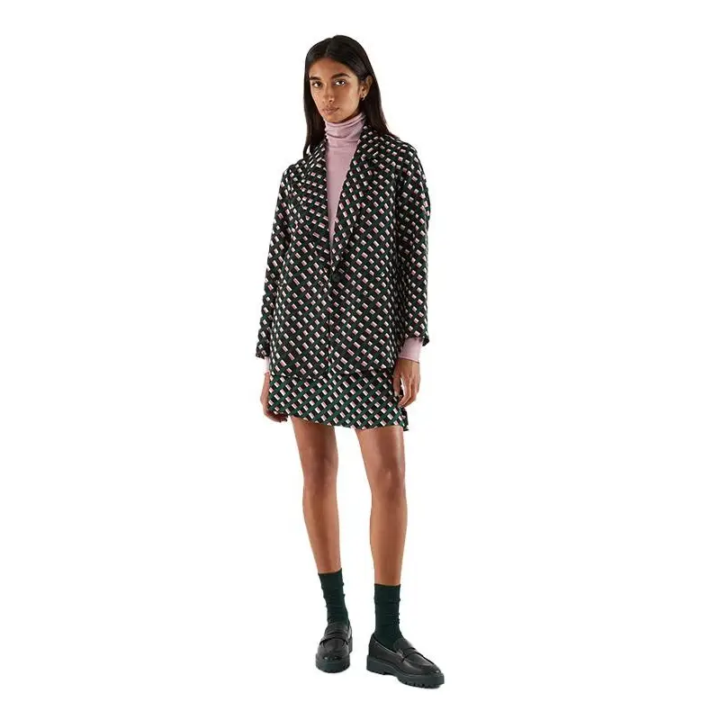 COMPAÑÍA FANTÁSTICA BLAZER ESTAMPADO GEOMÉTRICA