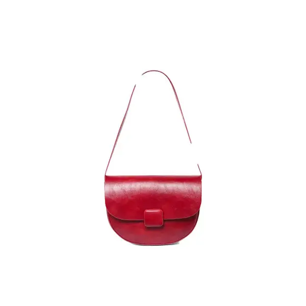 COMPAÑIA FANTASTICA BOLSO HOMBRO GAMUZA ROJO - 1 - textil