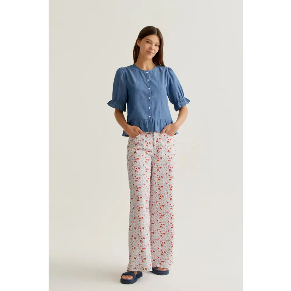 COMPAÑIA FANTASTICA CAMISA 100% ALGODON CHAMBRAY A