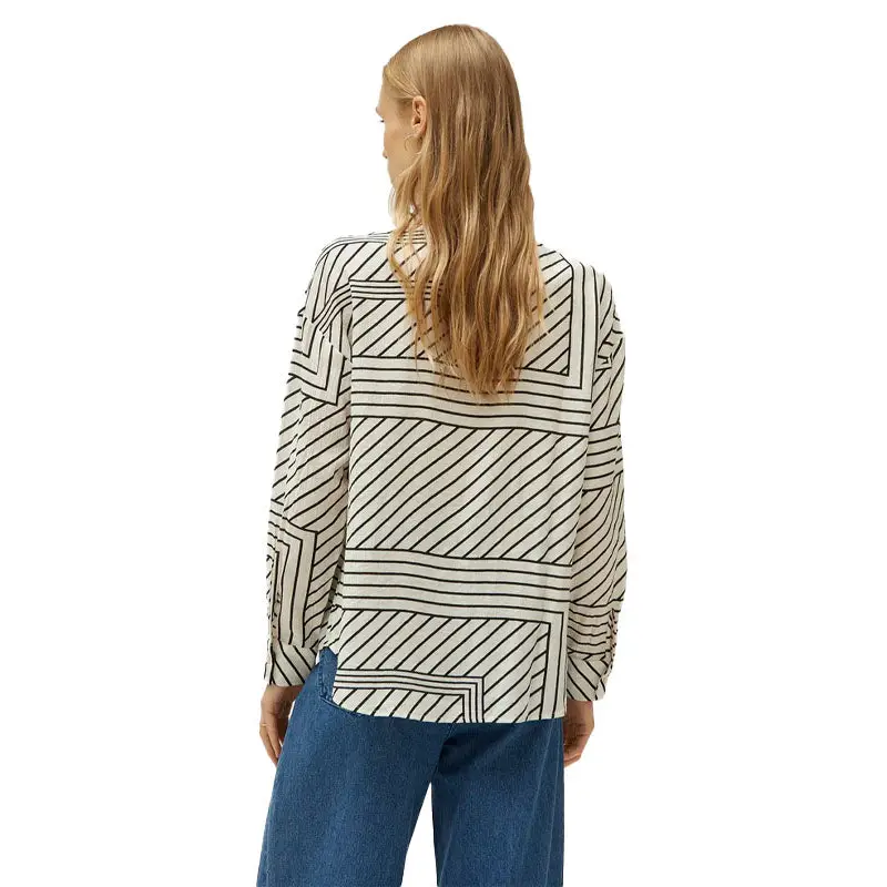 COMPAÑÍA FANTÁSTICA CAMISA DE RAYAS BLANCO