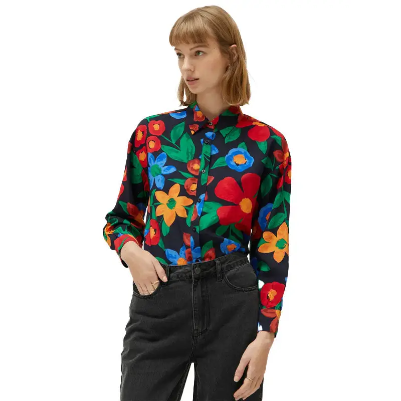 COMPAÑÍA FANTÁSTICA CAMISA ESTAMPADO FLORAL MULTI
