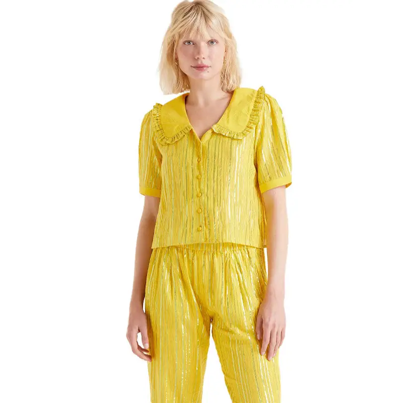 COMPAÑÍA FANTASTICA CAMISA MANGA CORTA LÚREX AMRL