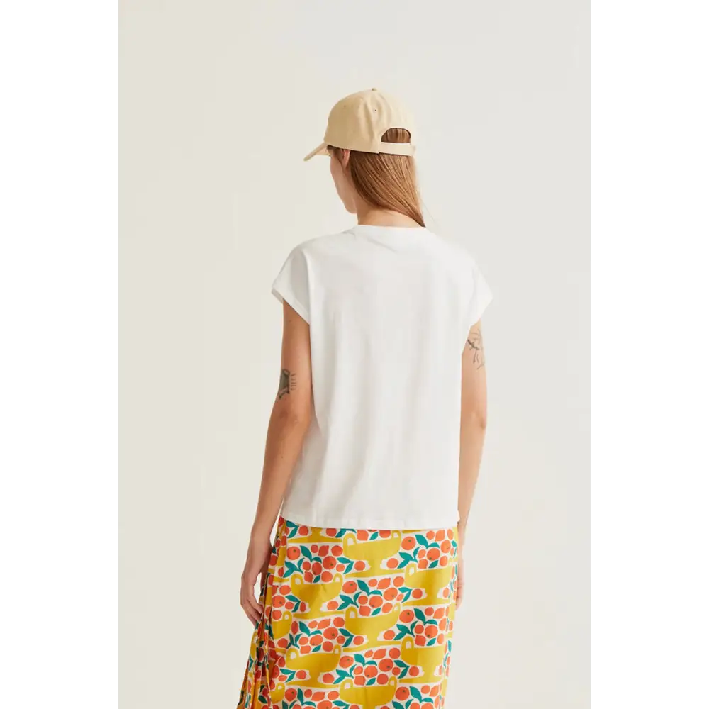 COMPANIA FANTASTICA CAMISETA BASICA 100 ALGODON BLANCO
