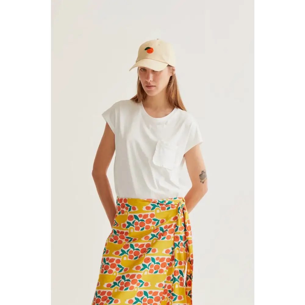 COMPANIA FANTASTICA CAMISETA BASICA 100 ALGODON BLANCO