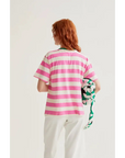 COMPAÑIA FANTASTICA CAMISETA CON ESTAMPADO DE RAYA