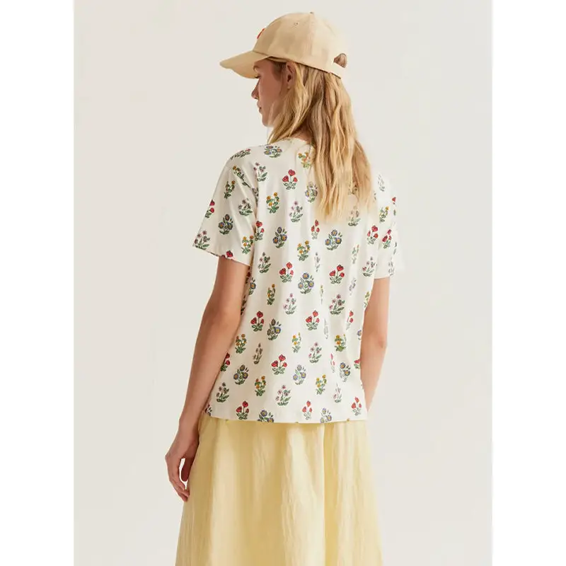COMPAÑIA FANTASTICA CAMISETA CON ESTAMPADO GARDENE