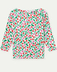 COMPANIA FANTASTICA CAMISETA CON ESTAMPADO GUINDA