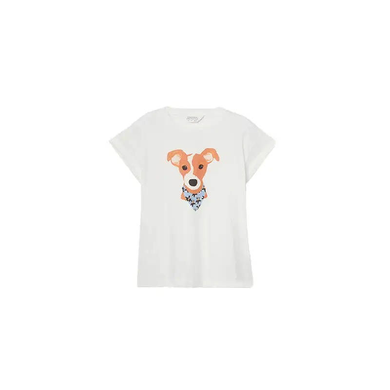 COMPAÑÍA FANTÁSTICA CAMISETA CON PRINT AZUL