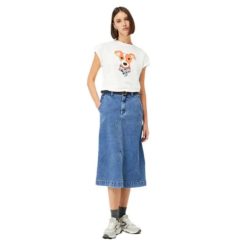 COMPAÑÍA FANTÁSTICA CAMISETA CON PRINT AZUL
