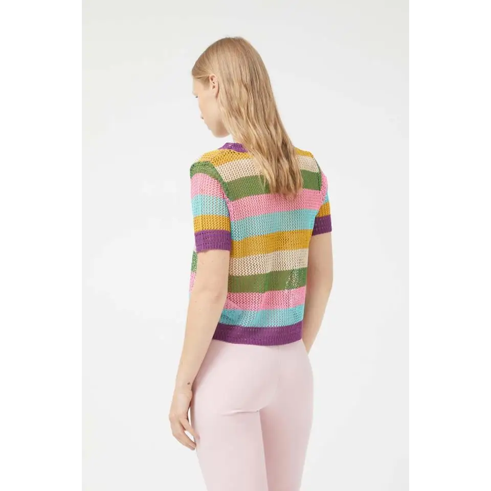 COMPAÑIA FANTASTICA CAMISETA DE RAYAS MULTICOLOR