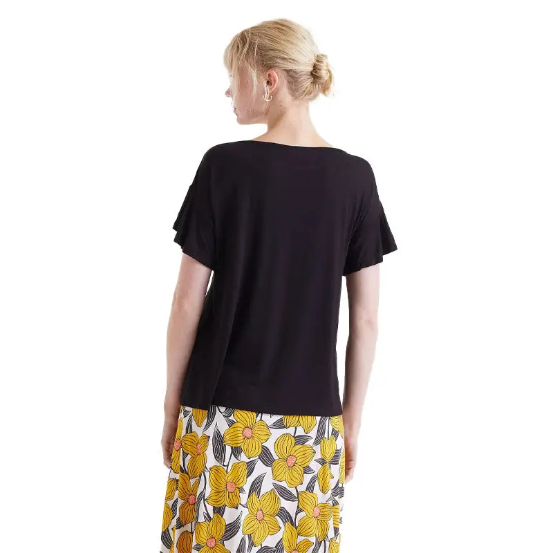 COMPAÑÍA FANTASTICA CAMISETA MANGA CORTA VOLANTES