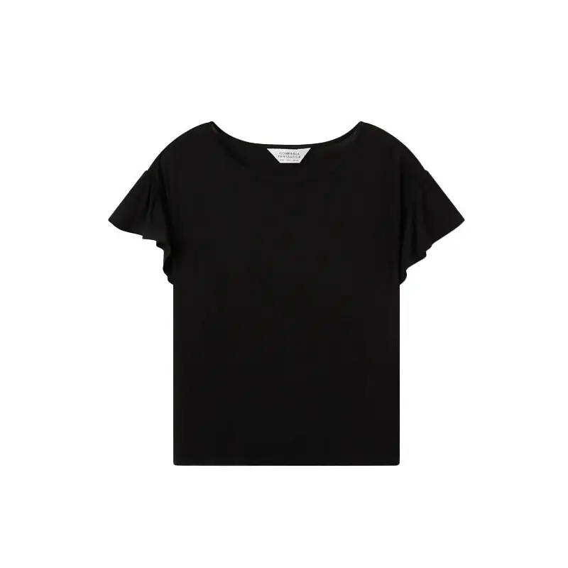 COMPAÑÍA FANTASTICA CAMISETA MANGA CORTA VOLANTES