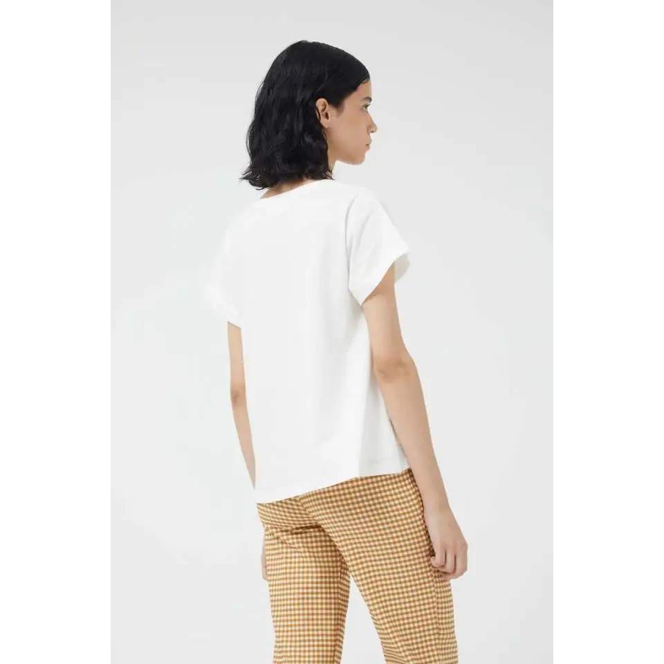 COMPAÑIA FANTASTICA CAMISETA PRINT PERRO BLANCA