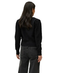 COMPAÑÍA FANTÁSTICA CÁRDIGAN DE PUNTO LAZADA NEGRO