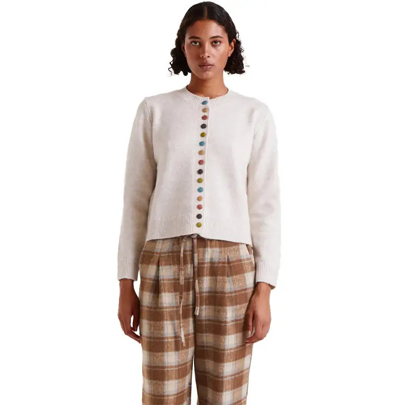 COMPAÑIA FANTASTICA CÁRDIGAN PUNTO CUELLO REDONDO - Confección