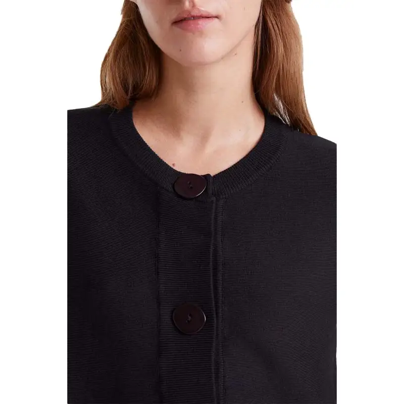 COMPAÑIA FANTASTICA CARDIGAN PUNTO NEGRO - textil