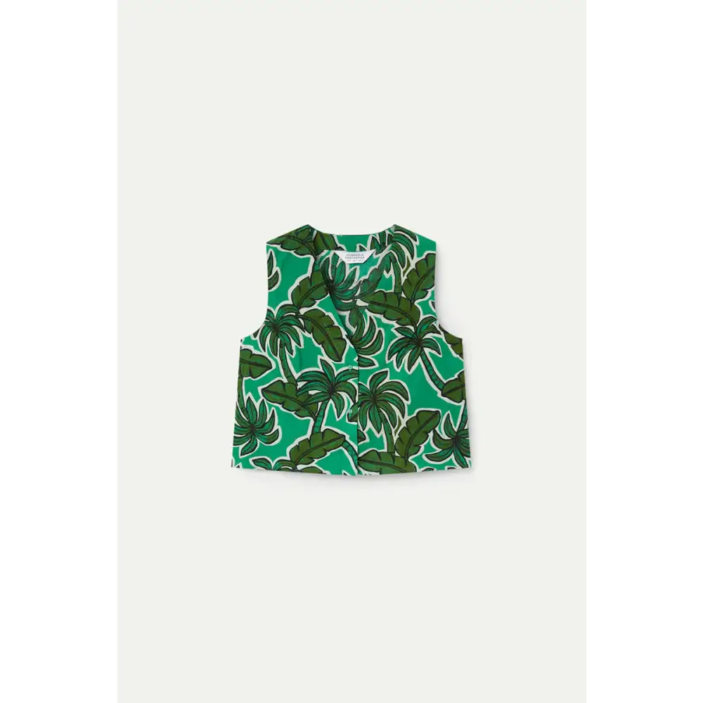 COMPAÑIA FANTASTICA CHALECO CON ESTAMPADO PALM TREE