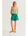 COMPANIA FANTASTICA CHALECO CON ESTAMPADO TULIPA