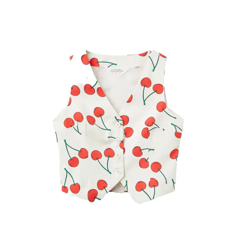 COMPAÑIA FANTASTICA CHALECO SASTRE ESTAMPADO CRZ
