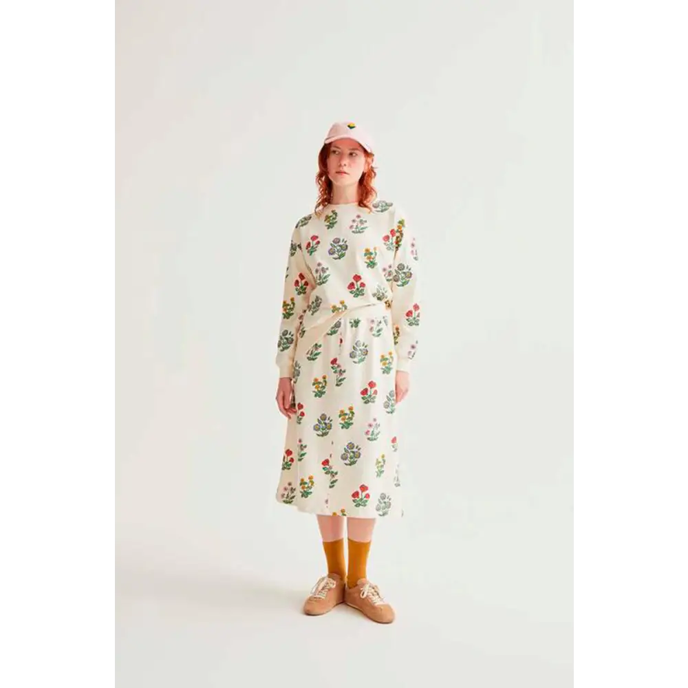 COMPAÑIA FANTASTICA FALDA CON ESTAMPADO GARDENER