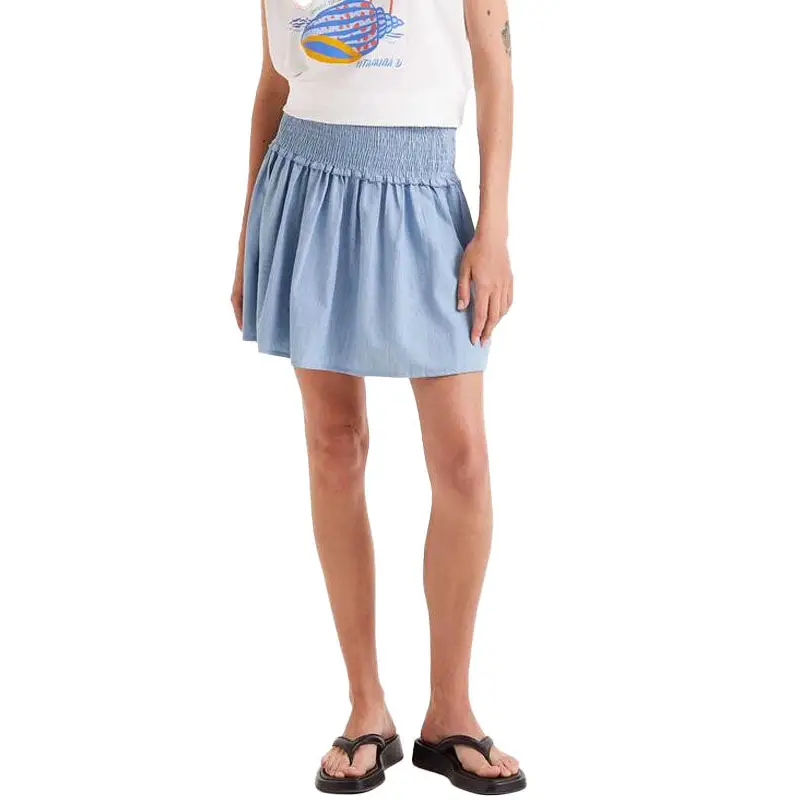 COMPAÑIA FANTASTICA FALDA CORTA EFECTO DENIM