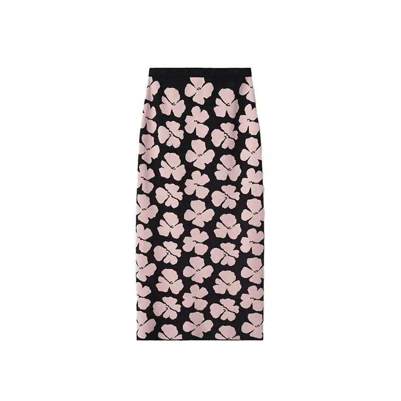 COMPAÑÍA FANTÁSTICA FALDA DE PUNTO FLORAL JACINTO