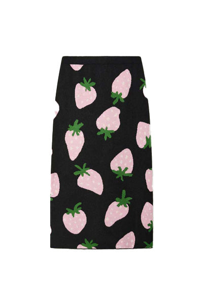 COMPAÑIA FANTASTICA FALDA JACQUARD MORANGO