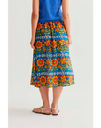 COMPANIA FANTASTICA FALDA MIDI CON ESTAMPADO GARDEN