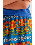 COMPANIA FANTASTICA FALDA MIDI CON ESTAMPADO GARDEN