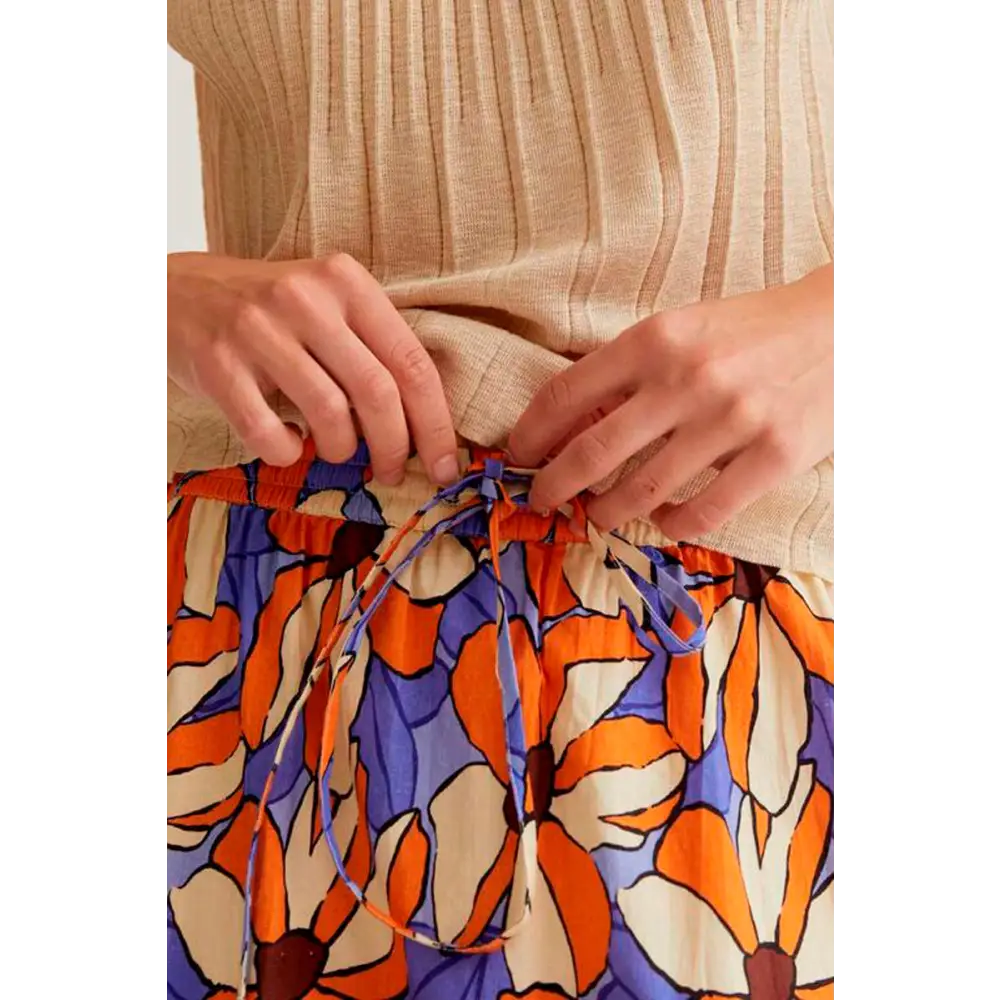 COMPAÑIA FANTASTICA FALDA MIDI CON ESTAMPADO MARIG