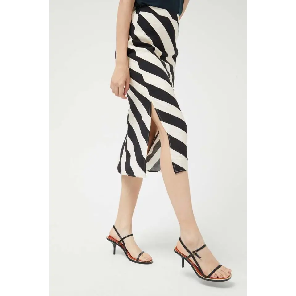 COMPAÑIA FANTASTICA FALDA MIDI DE RAYAS