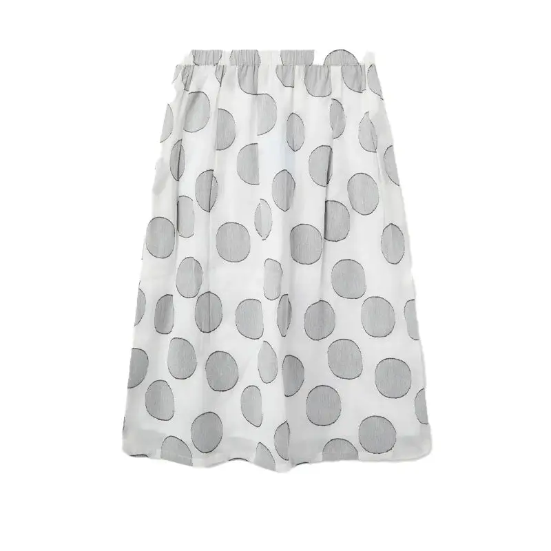 COMPAÑIA FANTASTICA FALDA MIDI ESTAMPADO CIRCULOS