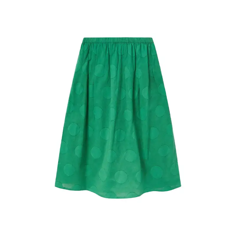 COMPAÑIA FANTASTICA FALDA MIDI ESTAMPADO CIRCULOS