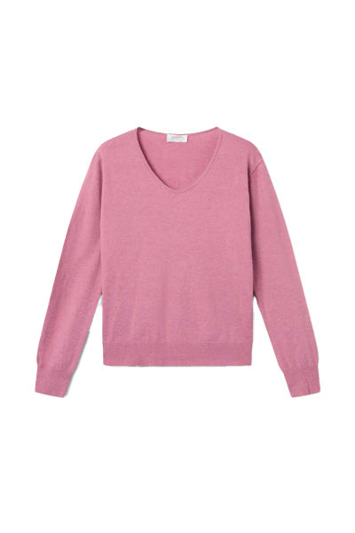 COMPANIA FANTASTICA JERSEY CUELLO PICO ROSA - ROPA