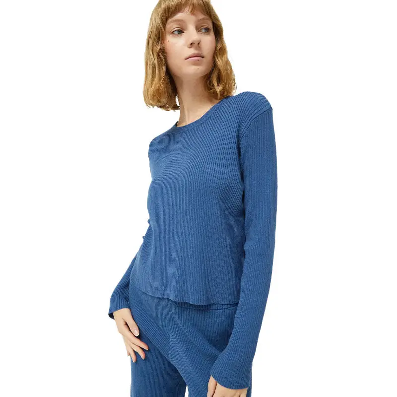 COMPANIA FANTASTICA JERSEY DE PUNTO CANALE AZUL