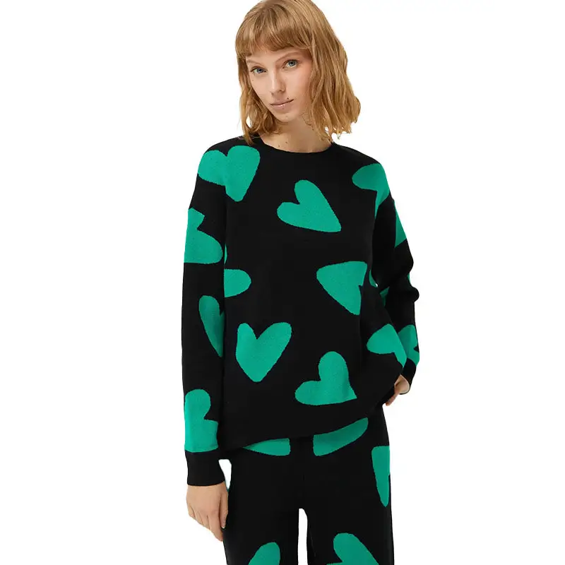COMPAÑÍA FANTÁSTICA JERSEY DE PUNTO CORAZONES