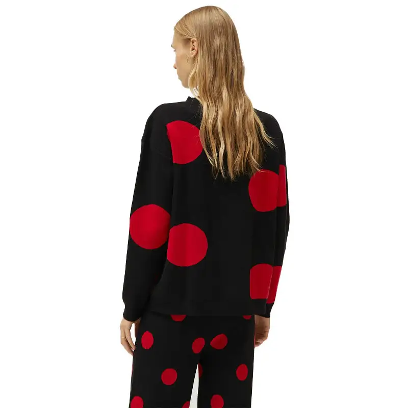 COMPAÑÍA FANTÁSTICA JERSEY DE PUNTO LUNARES ROJOS