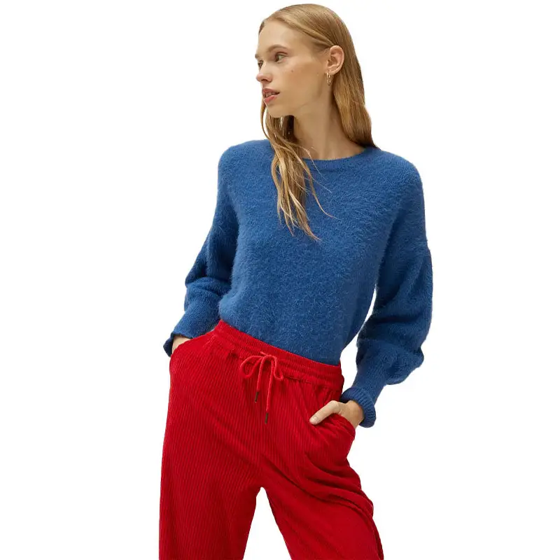 COMPANIA FANTASTICA JERSEY DE PUNTO TEXTURA AZUL