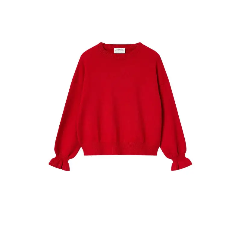 COMPAÑÍA FANTÁSTICA JERSEY DETALLE PUÑOS ROJO