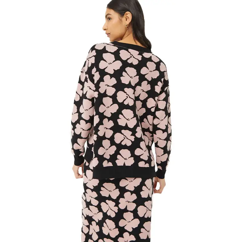 COMPAÑÍA FANTÁSTICA JERSEY ESTAMPADO FLORAL JACINT