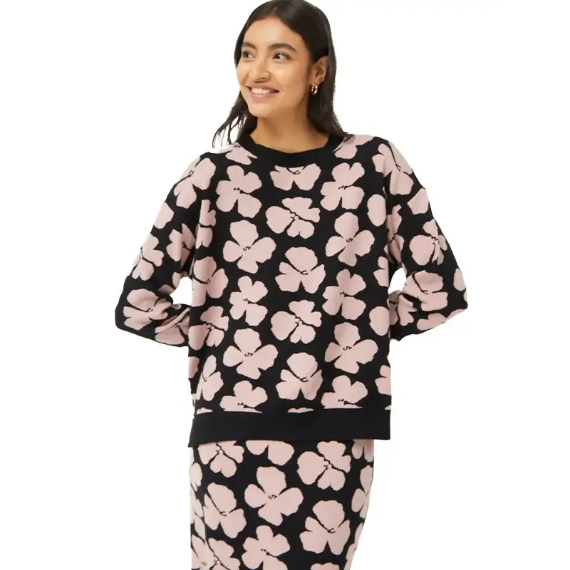 COMPAÑÍA FANTÁSTICA JERSEY ESTAMPADO FLORAL JACINT