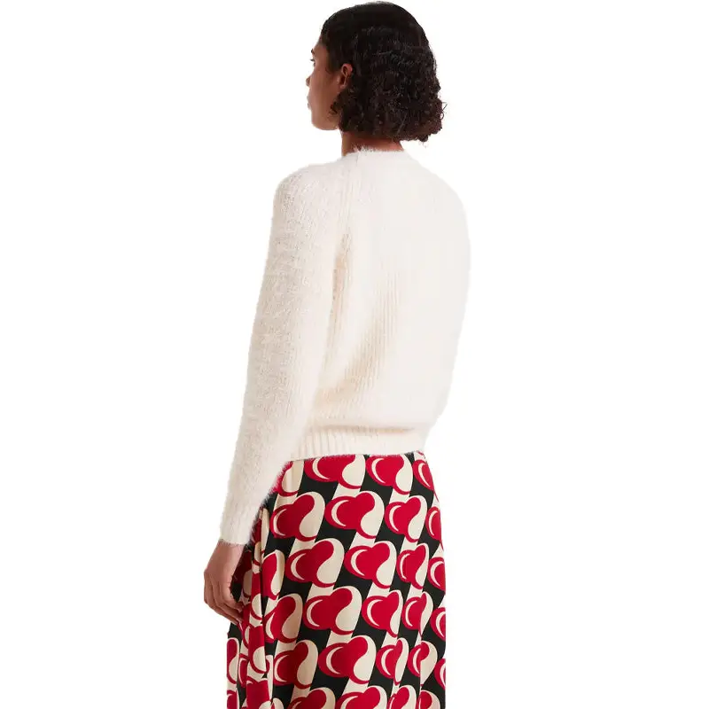 COMPAÑIA FANTASTICA JERSEY PUNTO CON TEXTURA BLANC - textil